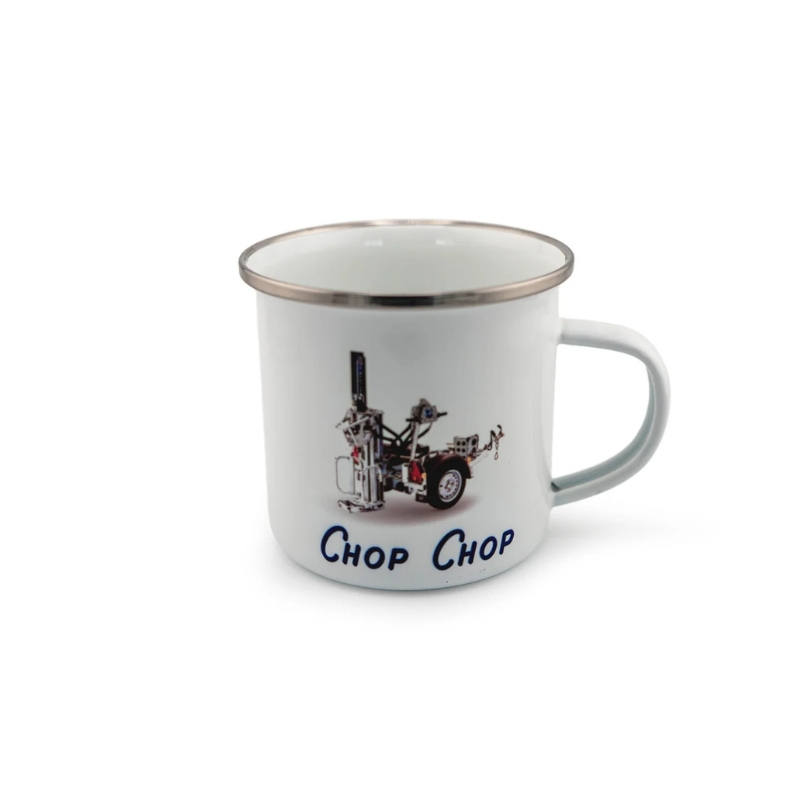 Enamel Log Splitter Mug